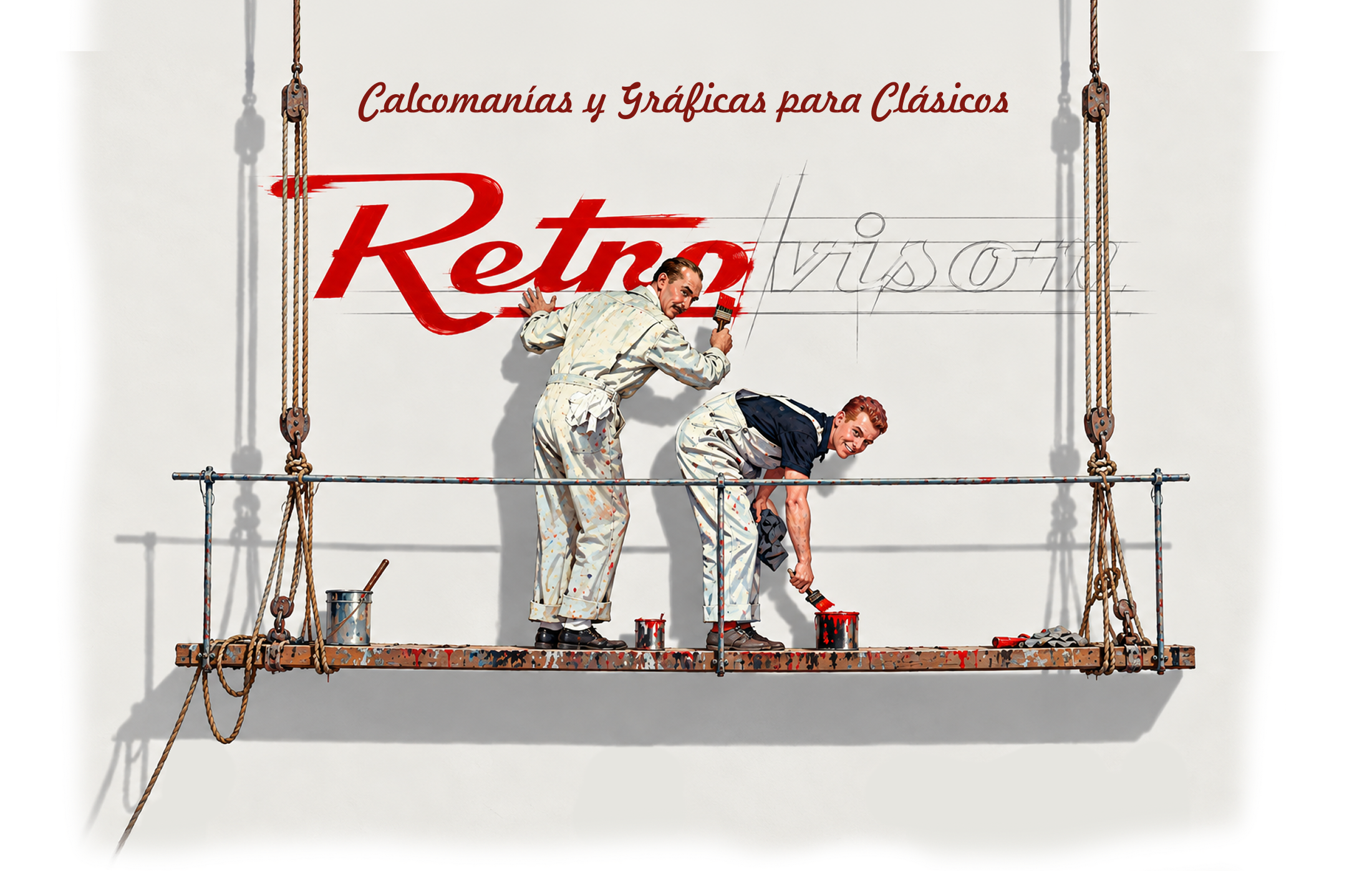 RetroVisor · Calcomanías y Gráficas para Clásicos. Pintores renovando nuestro cartel.